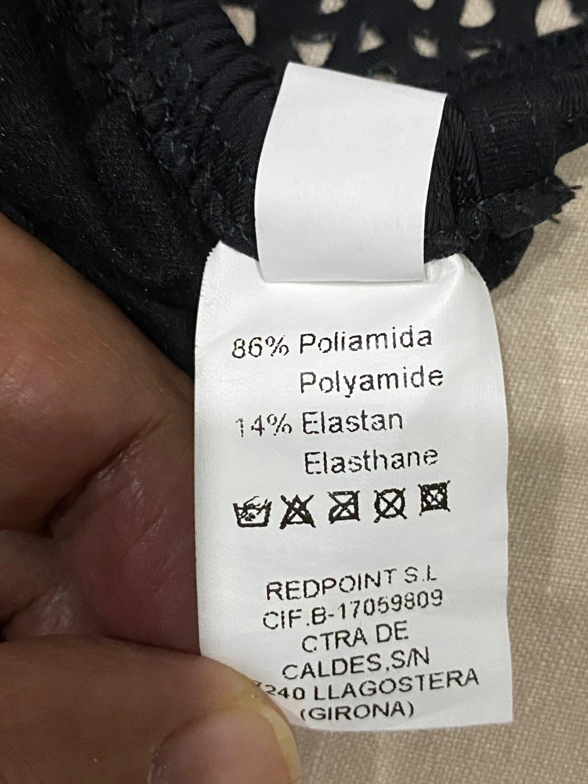 👙 Top de bikini triángulo negro Nadès by Red Point - Talla 38 (Nuevo) 👙 – photo 9